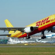 Photo d'un avion DHL Express